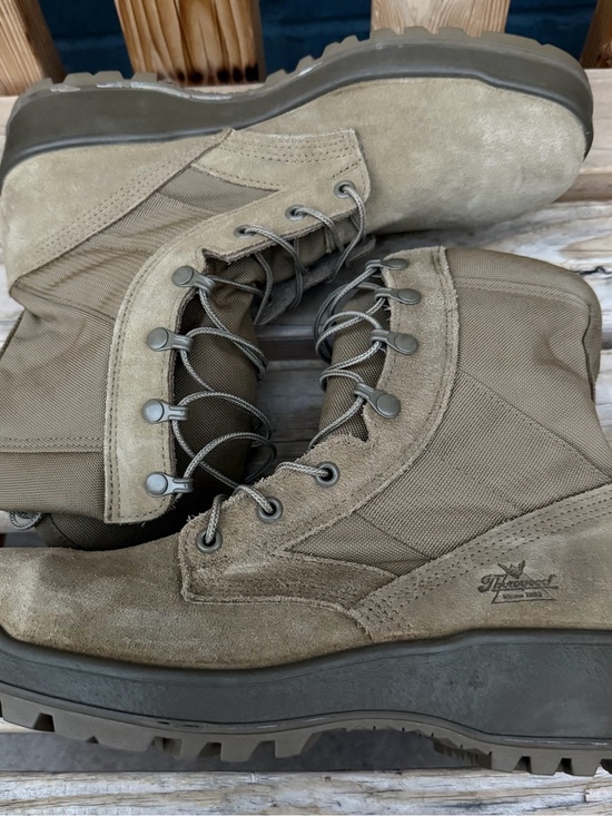 Thorogood Men\'s Tactical Lace-Up Boots in Tan steel toe 10Wide main image 8